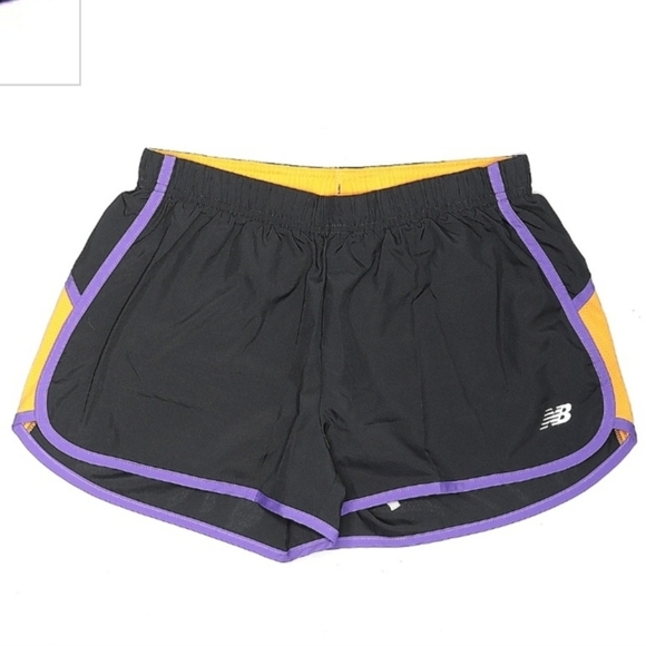 New Balance Pants - New Balance Gray Purple Orange Running Shorts Women's Small S Lightening Dry EUC
